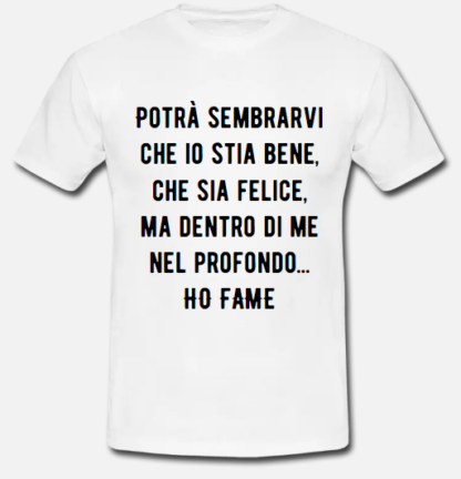 T-shirt ironica